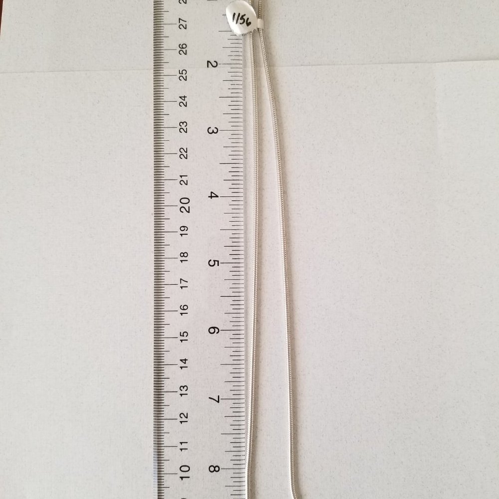 Solid 925 Sterling Silver 2mm 18" Snake Chain Spr… - image 4